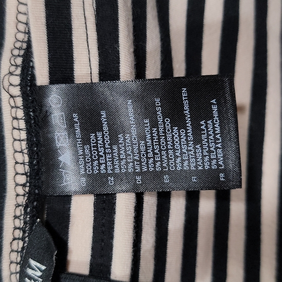 H&M striped mini skirt (L) - Picture 4 of 5